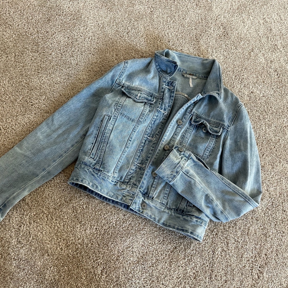 Free people classic denim jacket